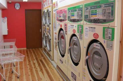 京都コインランドリー「洗たく館　北白川店」洗濯機